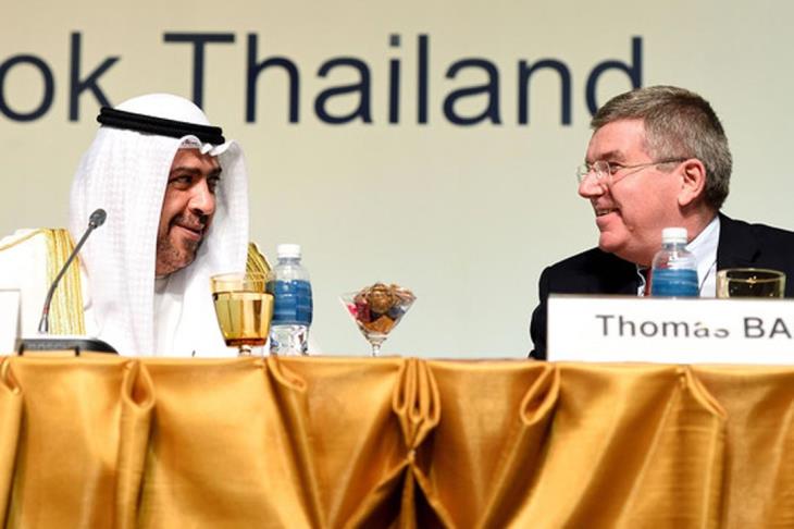 أحمد الصباح - توماس باخ